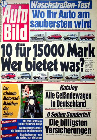 Deckblatt Auto Bild (49/1987)